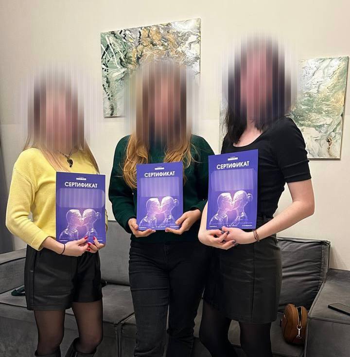 Фото учениц курса по глубокому горлу